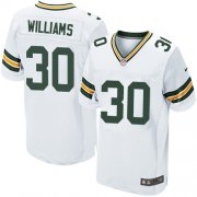 Wholesale Cheap Nike Packers #30 Jamaal Williams White Men's Stitched NFL Elite Jersey