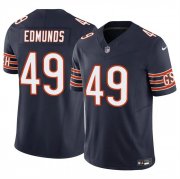 Cheap Men's Chicago Bears #49 Tremaine Edmunds Navy 2023 F.U.S.E. Vapor Football Stitched Jersey