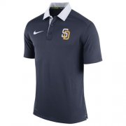 Wholesale Cheap Men's San Diego Padres Nike Navy Authentic Collection Dri-FIT Elite Polo