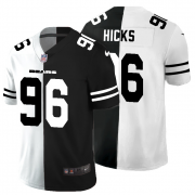 Cheap Chicago Bears #96 Akiem Hicks Men's Black V White Peace Split Nike Vapor Untouchable Limited NFL Jersey