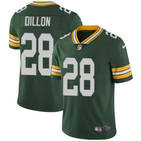Wholesale Cheap Nike Packers #28 AJ Dillon Green Team Color Men\'s Stitched NFL Vapor Untouchable Limited Jersey