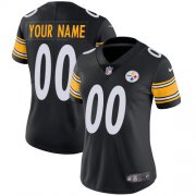 Wholesale Cheap Nike Pittsburgh Steelers Customized Black Team Color Stitched Vapor Untouchable Limited Women's NFL Jersey