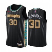 Wholesale Cheap Nike Grizzlies #30 Sean Mcdermott Black NBA Swingman 2020-21 City Edition Jersey