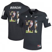 Wholesale Cheap Washington State Cougars 21 Max Borghi Black Fashion College Football Jersey
