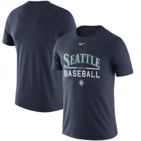 Wholesale Cheap Seattle Mariners Nike Away Practice T-Shirt Navy