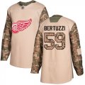 Wholesale Cheap Adidas Red Wings #59 Tyler Bertuzzi Camo Authentic 2017 Veterans Day Stitched NHL Jersey