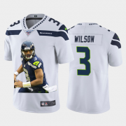 Cheap Seattle Seahawks #3 Russell Wilson Nike Team Hero 2 Vapor Limited NFL 100 Jersey White