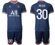 Wholesale Cheap 2021-22 Paris Saint-Germain Home #30 MESSI Soccer Jersey