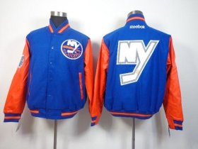 Wholesale Cheap New York Islanders Blue Stadium NHL Jacket