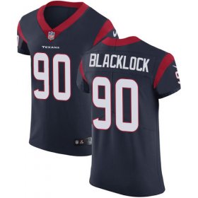 Wholesale Cheap Nike Texans #90 Ross Blacklock Navy Blue Team Color Men\'s Stitched NFL Vapor Untouchable Elite Jersey