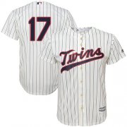 Wholesale Cheap Twins #17 Jose Berrios Cream Strip Cool Base Stitched Youth MLB Jersey