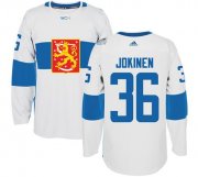 Wholesale Cheap Team Finland #36 Jussi Jokinen White 2016 World Cup Stitched NHL Jersey