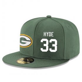 Wholesale Cheap Green Bay Packers #33 Micah Hyde Snapback Cap NFL Player Green with White Number Stitched Hat
