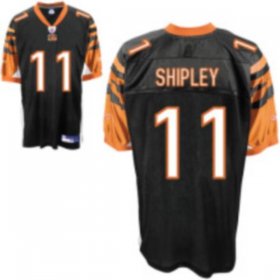 Wholesale Cheap Bengals #11 Jordan Shipley Black Stitched NFL Jersey