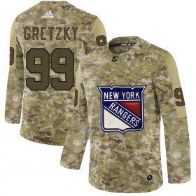 Wholesale Cheap Adidas Rangers #99 Wayne Gretzky Camo Authentic Stitched NHL Jersey