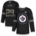 Wholesale Cheap Adidas Jets #29 Patrik Laine Black Authentic Classic Stitched NHL Jersey