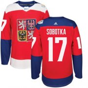 Wholesale Cheap Team Czech Republic #17 Vladimir Sobotka Red 2016 World Cup Stitched NHL Jersey