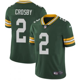 Wholesale Cheap Nike Packers #2 Mason Crosby Green Team Color Men\'s Stitched NFL Vapor Untouchable Limited Jersey