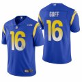 Wholesale Cheap Los Angeles Rams #16 Jared Goff Men's Nike Royal 2020 Vapor Untouchable Limited NFL Jersey