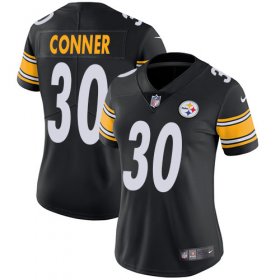 Wholesale Cheap Nike Steelers #30 James Conner Black Team Color Women\'s Stitched NFL Vapor Untouchable Limited Jersey