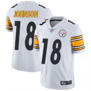 Wholesale Cheap Nike Steelers #18 Diontae Johnson White Men's Stitched NFL Vapor Untouchable Limited Jersey