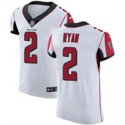 Wholesale Cheap Nike Falcons #2 Matt Ryan White Men's Stitched NFL Vapor Untouchable Elite Jersey