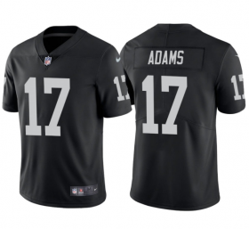 Wholesale Cheap Men\'s Las Vegas Raiders #17 Davante Adams Black Vapor Limited Stitched Jersey