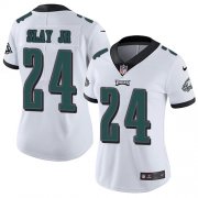 Wholesale Cheap Nike Eagles #24 Darius Slay Jr White Women's Stitched NFL Vapor Untouchable Limited Jersey