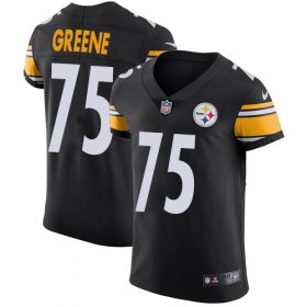 Wholesale Cheap Nike Steelers #75 Joe Greene Black Team Color Men\'s Stitched NFL Vapor Untouchable Elite Jersey