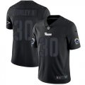 Wholesale Cheap Nike Rams #30 Todd Gurley II Black Men's Stitched NFL Limited Rush Impact Jersey