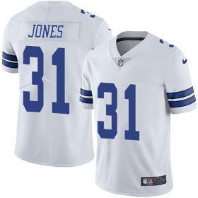 Wholesale Cheap Nike Cowboys #31 Byron Jones White Men\'s Stitched NFL Vapor Untouchable Limited Jersey
