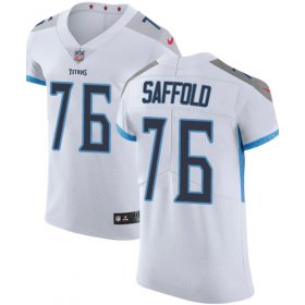 Wholesale Cheap Nike Titans #76 Rodger Saffold White Men\'s Stitched NFL Vapor Untouchable Elite Jersey