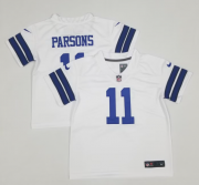 Wholesale Cheap Toddlers Dallas Cowboys #11 Micah Parsons White 2021 Vapor Untouchable Stitched Nike Limited Jersey