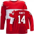 Wholesale Cheap Olympic 2014 CA. #14 Chris Kunitz Red Stitched NHL Jersey