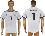 Wholesale Cheap Russia #1 Akinfeev Away Soccer Country Jersey