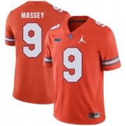 Wholesale Cheap Florida Gators 9 Dre Massey Orange College Football Jersey