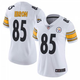 Wholesale Cheap Women\'s Pittsburgh Steelers #85 Eric Ebron Vapor Untouchable Jersey - White Limited