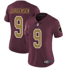 Wholesale Cheap Nike Redskins #9 Sonny Jurgensen Burgundy Red Alternate Women\'s Stitched NFL Vapor Untouchable Limited Jersey