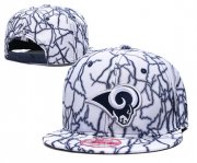 Wholesale Cheap Rams Team Logo Blue Adjustable Hat TX