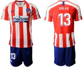 Wholesale Cheap Atletico Madrid #13 Oblak Home Soccer Club Jersey