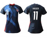 Wholesale Cheap Women 2020-2021 Season National Team America away aaa 11 blue Soccer Jerseys