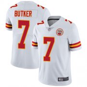 Wholesale Cheap Nike Chiefs #7 Harrison Butker White Men's Stitched NFL Vapor Untouchable Limited Jersey
