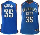 Wholesale Cheap Oklahoma City Thunder #35 Kevin Durant Blue Swingman Jersey