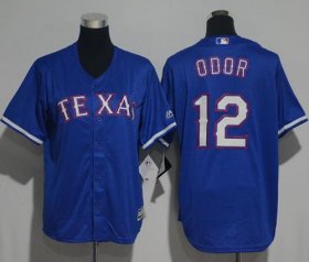 Wholesale Cheap Rangers #12 Rougned Odor Blue Cool Base Stitched Youth MLB Jersey