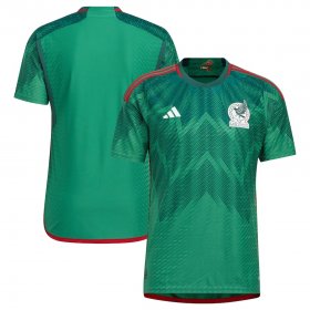 Wholesale Men\'s Mexico Blank Green Home Soccer Jersey