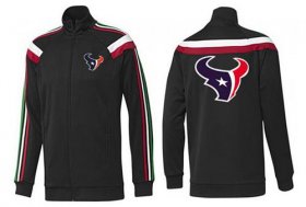 Wholesale Cheap NFL Houston Texans Team Logo Jacket Black
