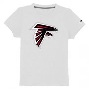 Wholesale Cheap Atlanta Falcons Sideline Legend Authentic Logo Youth T-Shirt White