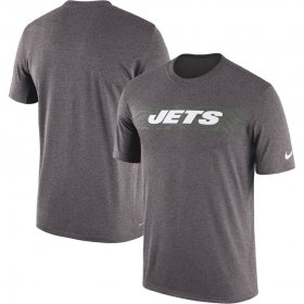 Wholesale Cheap New York Jets Nike Sideline Seismic Legend Performance T-Shirt Charcoal
