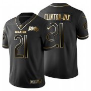 Wholesale Cheap Chicago Bears #21 Ha Ha Clinton-Dix Men's Nike Black Golden Limited NFL 100 Jersey