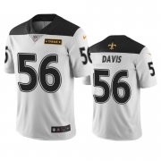 Wholesale Cheap New Orleans Saints #56 Demario Davis White Vapor Limited City Edition NFL Jersey
